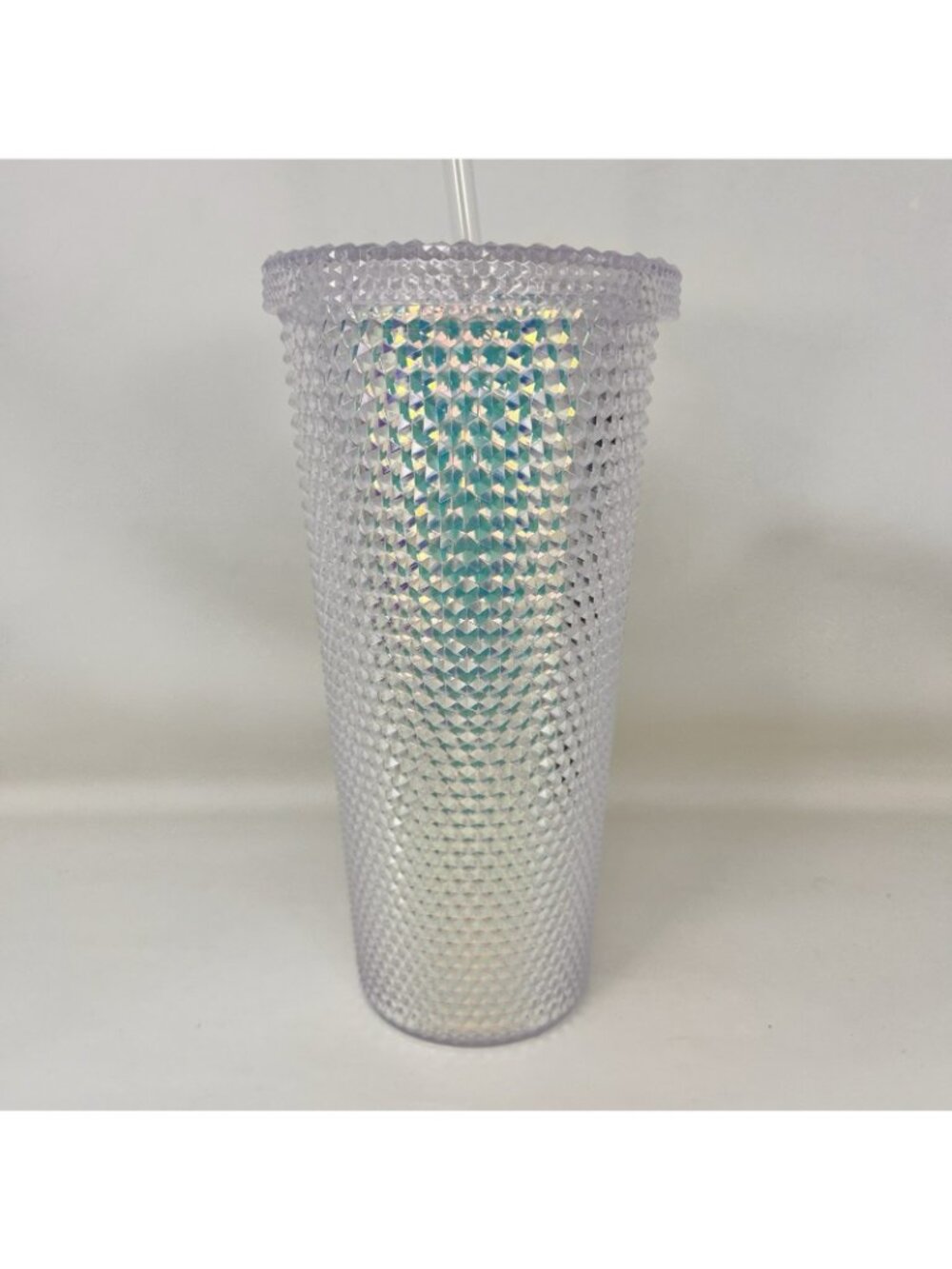 Genuine College Product Georgia Bulldogs Iridescent Studded 24oz Tumbler - Picture 2 of 3